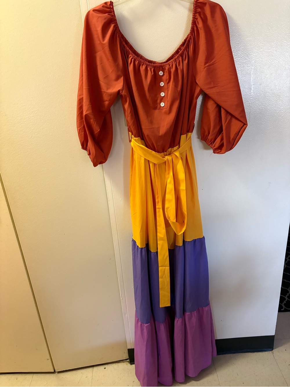 Lavender 3XL Flowing Maxi Dress